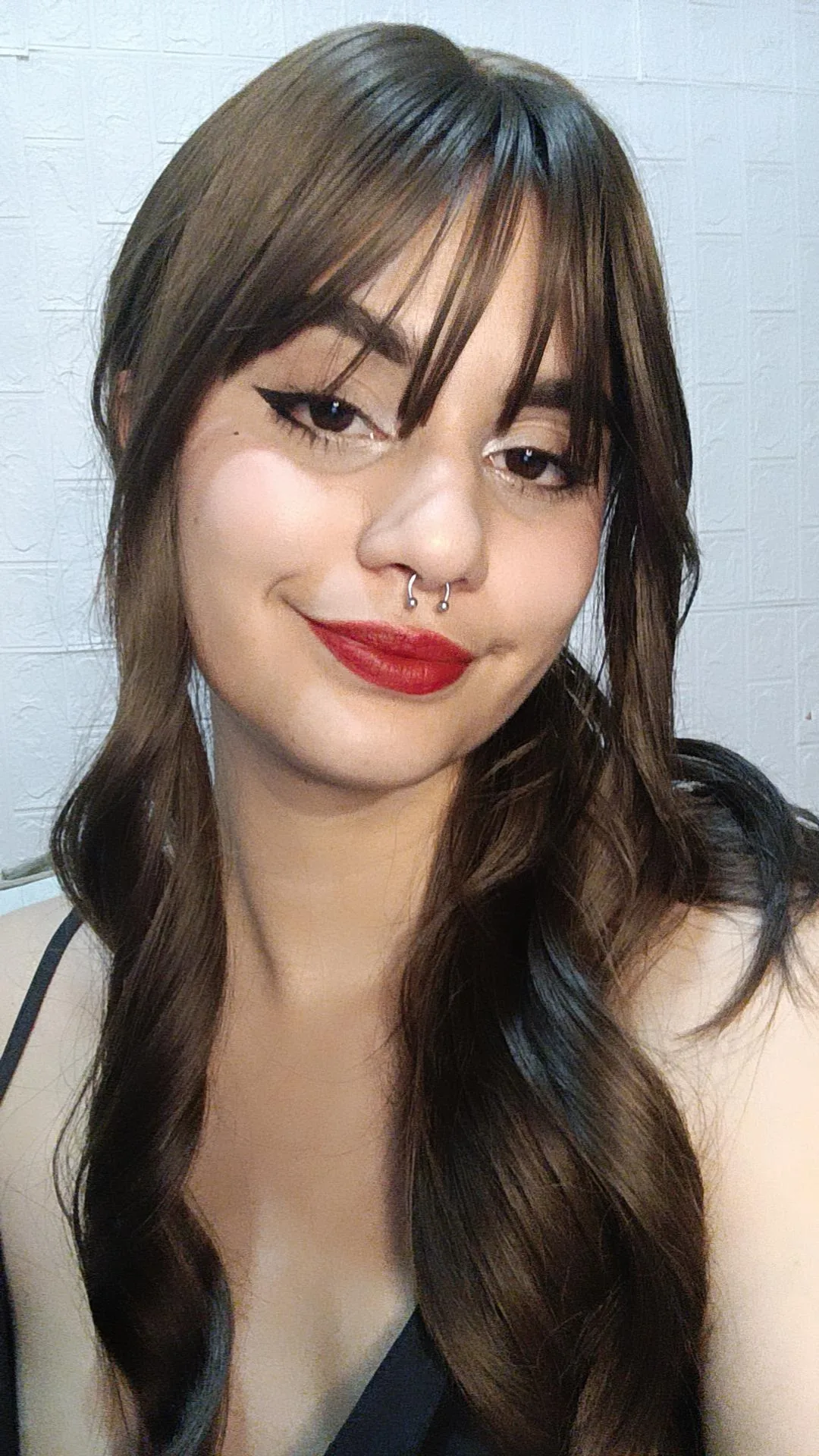 Girl sharing a candid moment on her profile